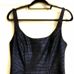 Theia Sructured Midi Shift Dress. Size 12.